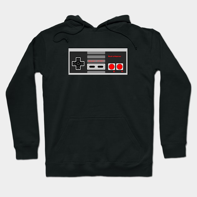 8-bit Retro Gamer Hoodie by TheGamingGeeks